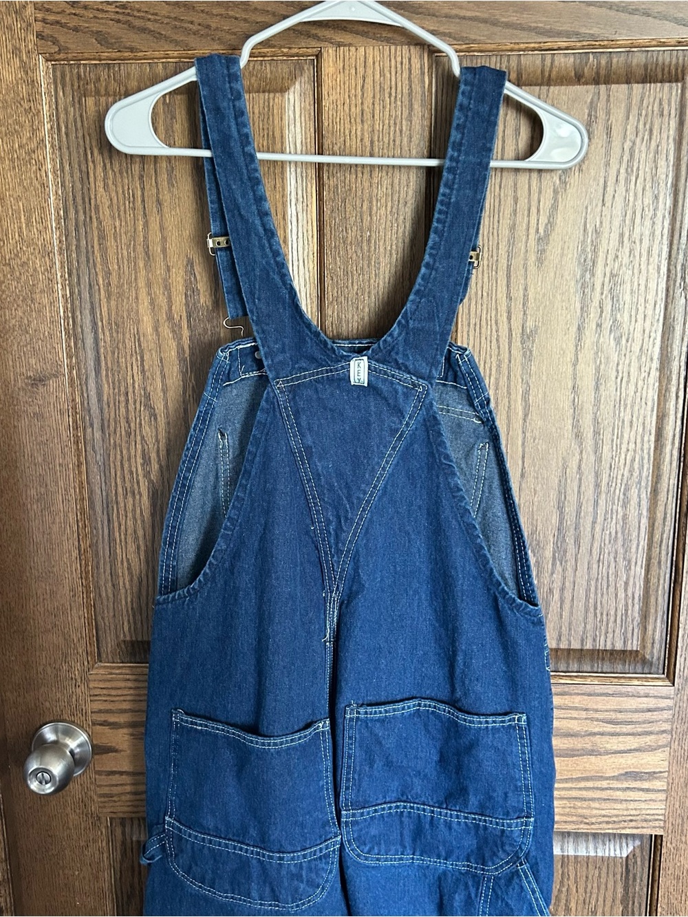 Men's Dark Blue Denim Overalls - Unbranded - Picture 6 of 7